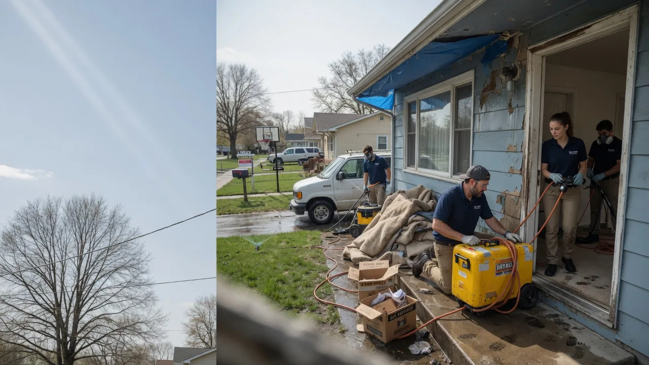 Basement Flood Cleanup in Brook, IN near me